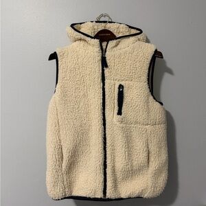 Miami Cream Sherpa Fleece Vest